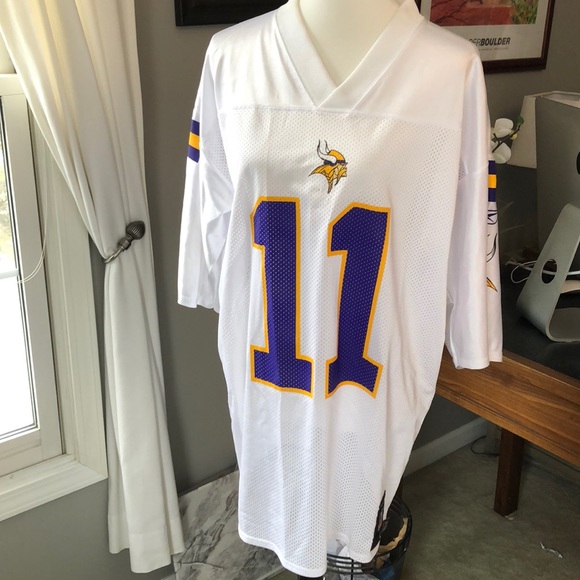 NFL Tops - Men’s NFL White Culpepper Vikings Jersey